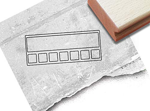 HABIT TRACKER Stempel - stamp - Tabellenstempel für Kalender BuJo Bullet Journal - Gewohnheits tracker -zAcheR-fineT