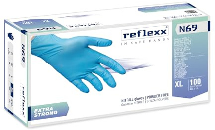 REFLEXX ReflexxN69/XL GANTS EN NITRILE EXTRA RESISTANTS - 7,0 g (M), size XL