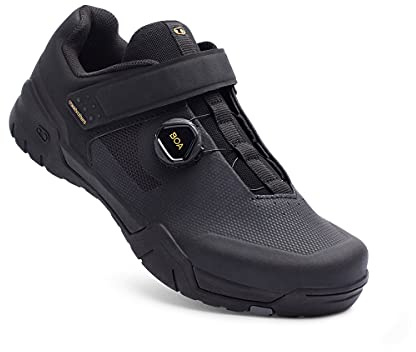 Crankbrothers Herren Schlägel E Boa Fahrradschuhe, schwarz/goldfarben