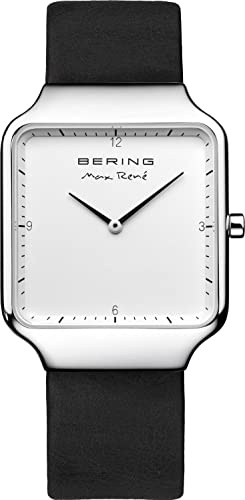 Bering Damen Quarz Uhr | Armbanduhr 32 mm Edelstahlgehäuse und Zifferblatt | Milanaisearmband | Saphierglas | 3 ATM | 15832