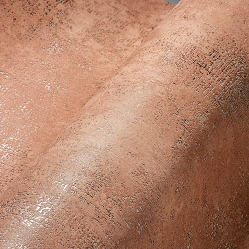 A.S. Création Strukturtapete Metallic Terracotta Orange THE BOS 388322 Vliestapete 10,05 m x 0,53 m Made in Germany