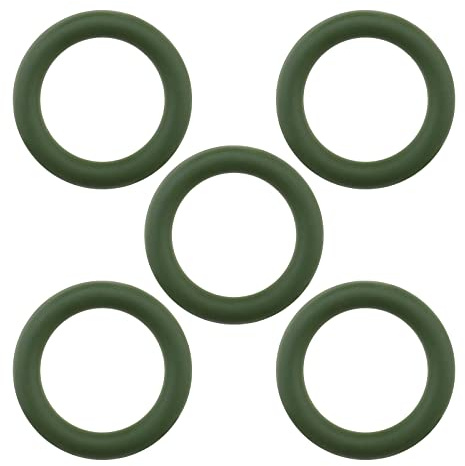 VGOL 5 Stücke Ölpeilstab Führungsrohr O-Ring Ersatz 11437794698 Kompatibel mit 1er 3er X3 Z4 E87 E46 E90 E83 E85 O-Ring Dichtung