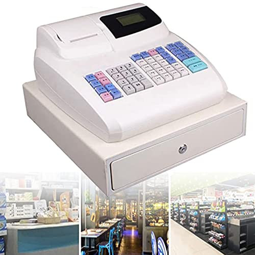 Elektronische Registrierkasse Mit Kundenseitiger Digitaler Led-anzeige, Erhöhter Tastatur Mit 48 Tasten, 8 Digitale Led-registrierkasse Für Geschäftsrestaurants/geschäfte