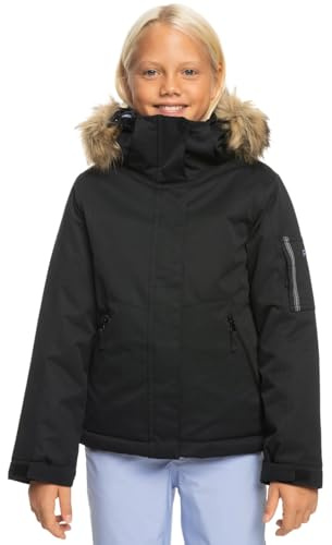 Roxy Meade - Funktionelle Schneejacke für Mädchen 8-16 Schwarz