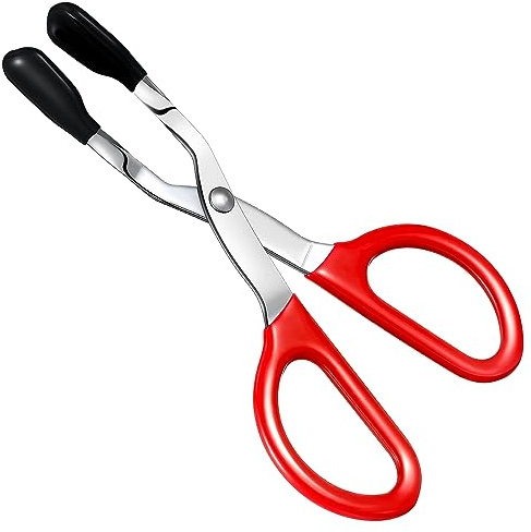Mini Halogen Light Bulb Pliers Removal Tool, Common to Removing Car Dashboard Interior and Broken Hard Reach Miniature Light Bulb(Red)