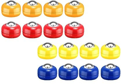Perfeclan 16x Shuffleboard Pucks Set für Erwachsene, Tischspiel Pucks für Spiele,