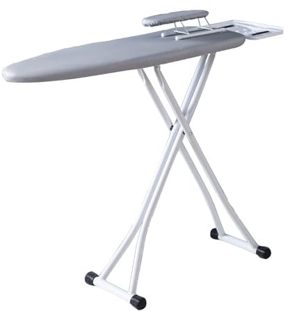 ISCBAFYX Bügelbrettbezug und -unterlage, hitze- und brennbeständiger Stoff, Kabelhalter, robust, einfach zu Falten, Bügeltisch, höhenverstellbar (Farbe: Dreieck, Größe: 112 x 41 cm/44 x 16 Zoll)