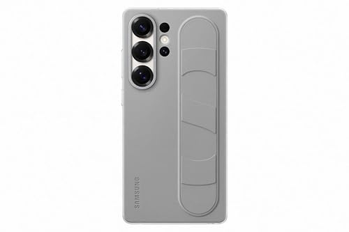 Samsung Standing Grip Smartphone Case EF-GS938 für Galaxy S25 Ultra, Handy-Hülle, Fingerhalterung, Schlankes Design, Grau