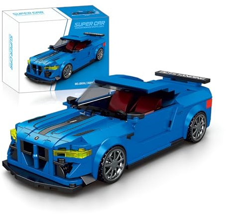 Technik Auto Klemmbausteine für M41, Rennauto Bausteine Modellbasatz | M41 Sportwagen Bausteine Modell für Erwachsene, Speed Serie Sammlerstück und Display Geschenk für Rennfans (358 Teile)