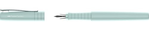 Faber-Castell 241011 - Estilografica Poly Pen - Trazo F - Azul Caribe