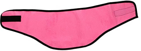 GRIRIW Dog Cooling Towel and Breathable Cooling Scarf, Ice Towel Wrap Collar for Pets, l Size Pink Polka Dot, Summer Heat Relief for Dogs