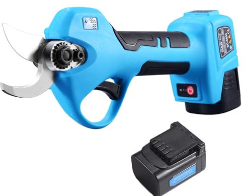 Tijera De Podar Electricas Cortador EléCtrico De Ramas InaláMbrica Profesional Tijeras De Podar Con BateríAs Display, Tijeras De Podar Con Motor Brushless Para JardineríA,áRboles Frutales (SC-8604)