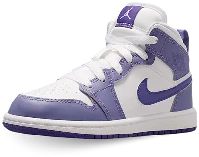 NIKE Scarpe Air Jordan 1 Mid (PS) Taglia 32 Codice DQ8424-500 Viola Bambini
