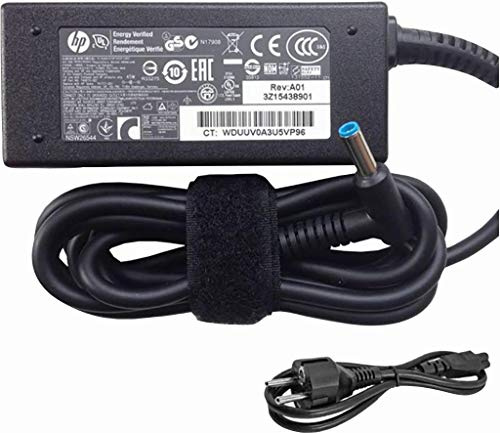 HP 45 W Smart AC Adapter – Netzteil (100 – 240 V, 50/60 Hz, 45 W, Innenraum, Notebook, EliteBook 940 G1, EliteBook Folio 9470 m, EliteBook 810 G1, ProBook 430 G1) schwarz