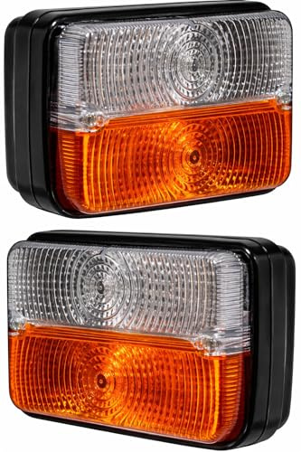 Bajato Traktor Blinker Vorne Massey Ferguson Deutz Fahr Anderes Lampen Licht Set (Links Rechts) Mit Glühlampe 11001502