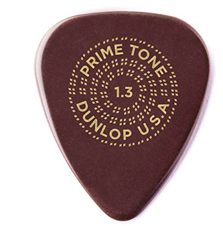 Dunlop Primetone Standard 1,3 mm geformte Plektren (glatt), 12 Stück