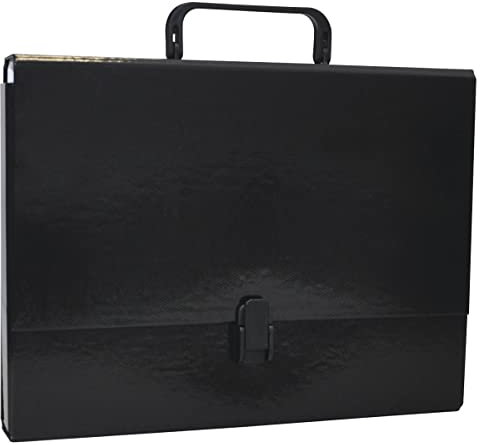 OFFICE PRODUCTS 21187811-05 Sammelbox PP-Kunststoff mit Griff und Verschluss, A4, 5 cm, schwarz