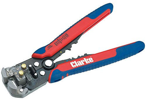 Clarke PRO215 pelacables automático plus cortador Crimpadora y herramientas