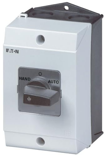 Eaton 207193 Umschalter, Kontakte: 8, 32 A, Frontschild: 1-0-2, 90 °, Rastend, Aufbau