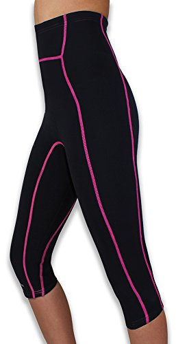 Vulkan, Open Cells Body Corsario Termoactivo Reductor para Mujer, Negro, M