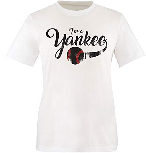 EZYshirt® I`am a Yankee Baseball Shirt T-Shirt Kinder