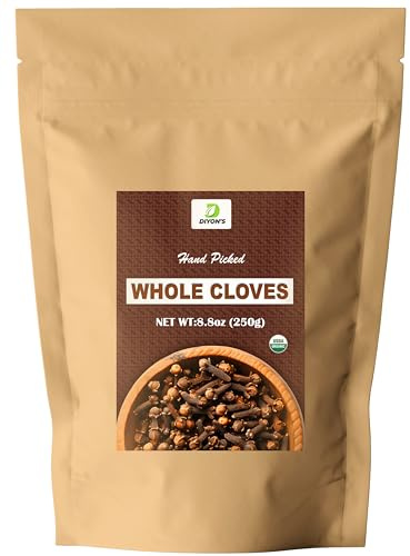 Organic Whole Cloves 8.8 oz (250 g)