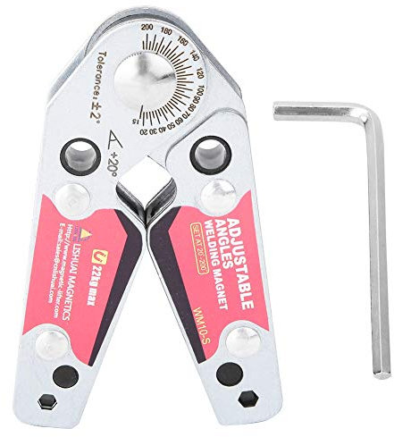 20°-200° Aimant de soudure Angles réglables Support de soudure Fixation de collier de soudure magnétique Accessoires pour outils de soudage Support magnétique de soudure