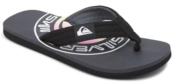 Quiksilver Molokai Layback Chanclas, Hombre, Multicolor (Grey/Green/Grey), 43 EU