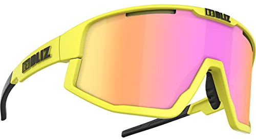 Bliz Fusion Sportbrille, matt neon yellow-brown purple