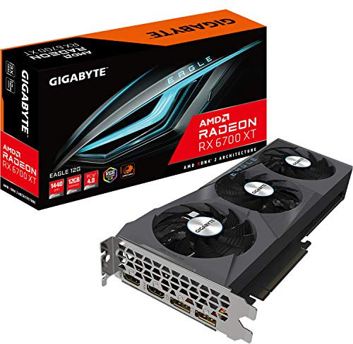 Gigabyte Radeon RX 6700 XT Eagle 12GB Grafikkarte GV-R67XTEAGLE-12GD no Color One Size