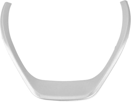 Rivestimento del Volante, Rivestimento del Rivestimento del Volante Parti Interne Modificate per Auto Adatto per Serie 3 Serie 4 F30 F31 F34 F32(Argento)