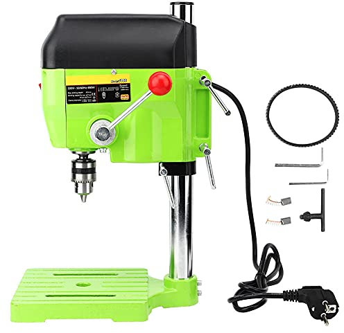 EVTSCAN, último Mini banco, soporte para taladro, mesa, taladro de madera y metal DIY, máquina eléctrica 5166A, enchufe europeo de 220 V