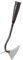 DOITOOL Garden Triangle Hoe for Manuring Weeding Planting Digging Soil Leveling Stainless Steel Landscaping Hoe
