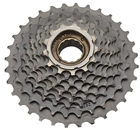 Tissting Roue Libre Filetée à 9 Vitesses, 13-14-16-18-20-22-24-28-32T Accessoire de Remplacement de Cassette de Vélo Fileté de Type Moyeu en Acier pour Vélo de Route de Montagne