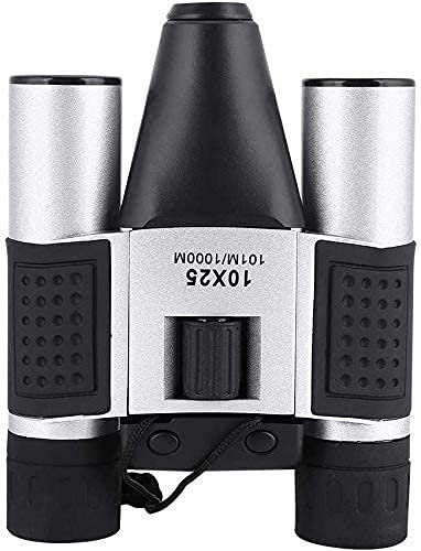 CAPXXIN Telescopio Binocolo per Adulti Regali Outdoor Regolabile 10X25 Binocolo Fotocamera Digitale Telescopio per Sport all'Aria Aperta DVR Videoregistrazione Telescopio + Fotocamera + Fotocamera