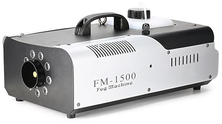 LED-Nebelmaschine, 1500W Mini-Nebelmaschine mit bunten LED-Effekten, steuerbare Lichter, 3in1 RGB-Nebelmaschine mit Fernbedienung für Hochzeiten, Partys, Theater, Disco-Clubs.