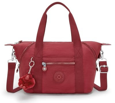 Kipling Art Mini, Kleine Handtasche (mit abnehmbarem Schultergurt), 18.5 x 80 x 38 cm, Funky Red (ROT)