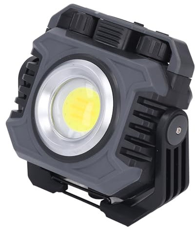 Luz de Trabajo LED COB, Linterna de Luz de Inspección LED Portátil Recargable Magnética Regulable Continua para Reparación de Automóviles, Camping, Emergencia, Iluminación del