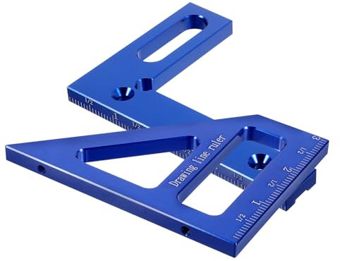 CANIGHT Woodworking Measuring Tools Square Tool Right Angle Ruler Aluminum Ruler