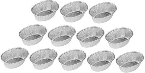 FUNOMOCYA 125pcs Large-Capacity Tin Foil Bowls and Trays Tinfoil Plates for BBQ Baking and Food Storage Practical Aluminum Foil Containers for Outdoor Cooking and Oven Use