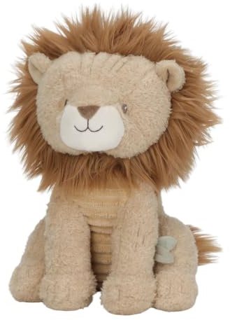 Little Dutch Stofftier - Plüschtier - Kuscheltier Löwe - für Babys und Kleinkinder ab der Geburt - Unisex - Safari Friends - gelb (25 cm)