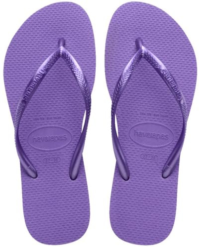 Havaianas Slim, Infradito Donna, Dark Purple, 41/42 EU