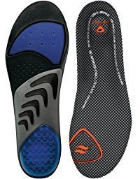 SofSole Airr Orthotic Komfort Sport-Geleinlage mit Luftkissen-Fersendämpfung für höchsten Laufkomfort Damen Herren + gratis 1p Sportsocken (Herren 43-44)