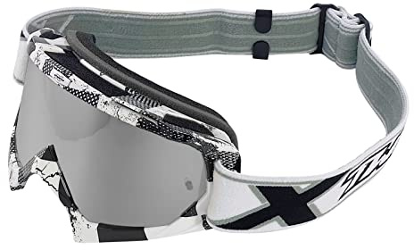 TWO-X Cross-Brille - Motocross-Brille - Kratzfeste Motorrad-Brille - Enduro & Downhill - Modell Race