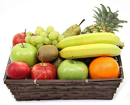 Smiths Fruit Basket - Fruit Gift Baskets and Gift Hampers with Next Day UK delivery with Personal Message attached