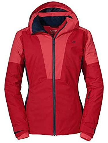 Schöffel Damen Ski Jacket Gargellen L, wind- und wasserdichte Skijacke, atmungsaktive Outdoorjacke mit verstellbarer Kapuze