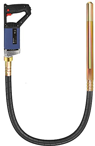 Anbull Betonrüttler, 1300W Innenrüttler Flaschenrüttler, Länge 2m Betonverdichter, Beton Rüttelflasche, Rührwellendrehzahl 4800 U/min, Durchmesser der Vibrationsflasche 35 mm