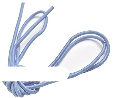WEDSA 1 Meter bunter Durchmesser 3mm elastisches Seil Bungee Shock Cord Stretch String für DIY Schmuckherstellung Outdoor Backage-Hellblau