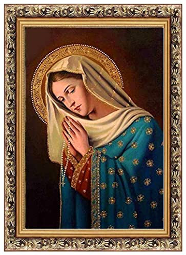 Religious Series 5D DIY Diamond Painting Kits, Full Drill Strass Stickerei Kunst Kreuzstich für Wanddekoration, 30,5 x 40,6 cm, lustiges Geschenk (Muster #8)