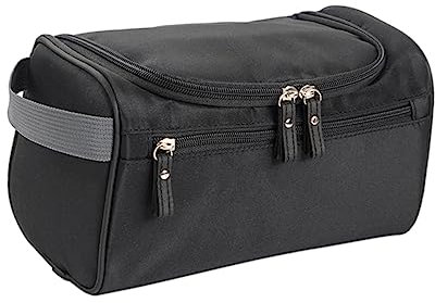 POPETPOP Multifunktionale wasserdichte Kosmetiktasche Zum Aufhängen Große Kapazität Reise-kulturbeutel Für Damen Und Herren Tragbarer Make-up Organizer Und Waschbeutel Für Unterwegs Schwarz